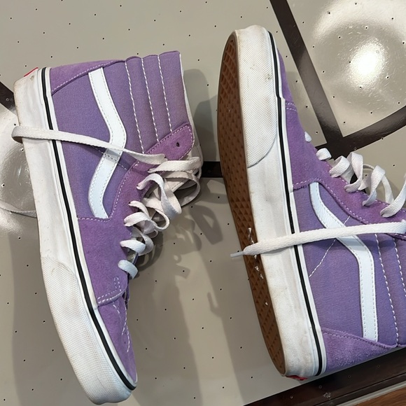 Purple Vans High Tops W9 / M7.5 - Picture 4 of 7